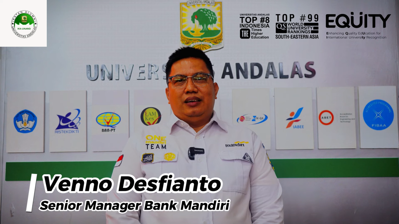 Kisah Inspiratif Motivasi Alumni Universitas Andalas Bapak Venno Desfianto